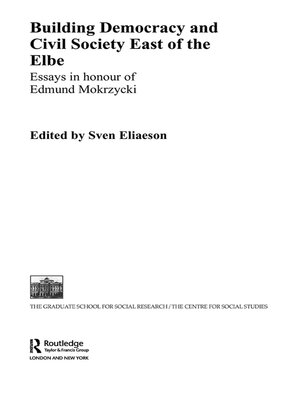 cover image of Building Democracy and Civil Society East of the Elbe